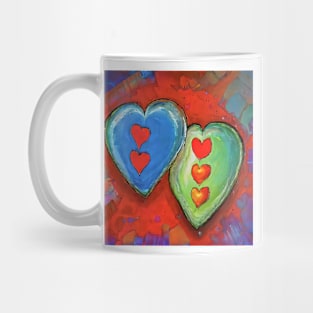 Triple  heart Mug